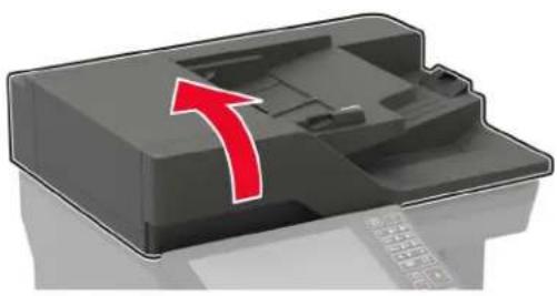 LEXMARK MX822 - Skannerin puhdistaminen - 1