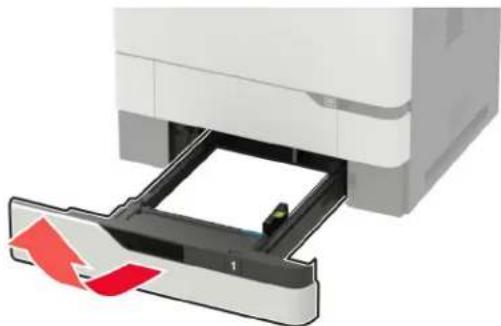 LEXMARK MX822 - Paperitukos lokeroissa - 1
