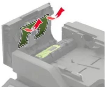 LEXMARK MX822 - Automaattisen asiakirjansyöttölaitteen rullan puhdistaminen - 2
