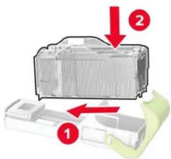 LEXMARK MX822 - Niittikasetin vaihtaminen nidonnen viimeistelijään - 3