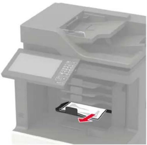 LEXMARK MX822 - Paperitukos postilaatikon alustassa - 1