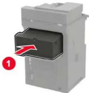 LEXMARK MX822 - Nidonnan tai rei'ityksen viimeistelijän asentaminen - 3