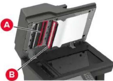 LEXMARK MX822 - Pystysuuntaiset tummat viivat - 3