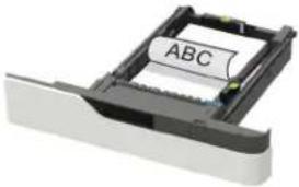 LEXMARK MX822 - Valinnaisen 550 arkin lokeron täyttäminen - 7