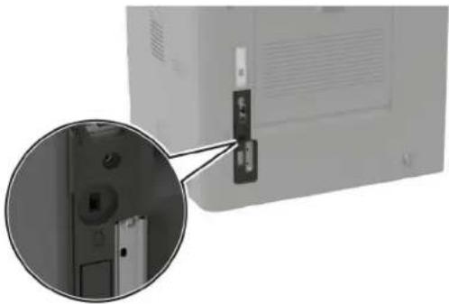 LEXMARK MX822 - Turvalukon etsiminen - 1