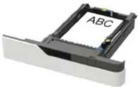 LEXMARK MX822 - Valinnaisen 550 arkin lokeron täyttäminen - 9