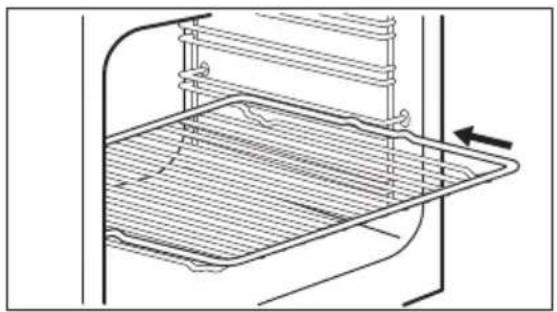 ELECTROLUX LKI540001W - Lisävarusteiden asettaminen Leivinpelti: - 3
