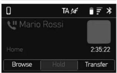TA AF Mario Rossi Home 2:35:22 Browse Hold Transfer