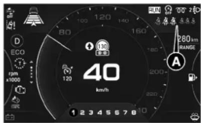 RUN '00' 2 D ECO rpm x1000 80 120 140 160 180 200 220 240 260 280km RANGE A 40 km/h 1 2 3 4 5 6 7 8 9 10