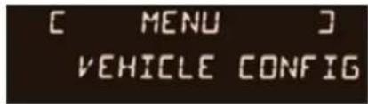 [ MENU ] VEHICLE CONFIG