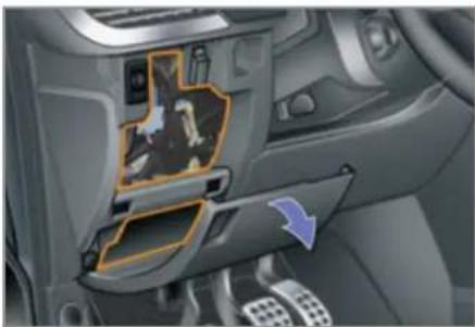 PEUGEOT 207 (2013) - Kojelaudassa olevat sulakkeet - 1