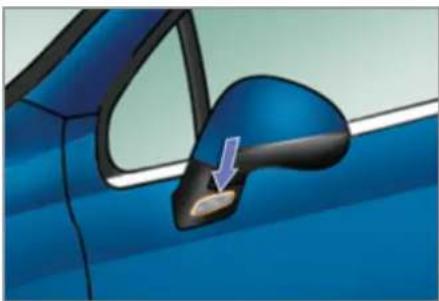 PEUGEOT 207 (2013) - Integroitujen sivusuuntavalojen vaihtaminen - 1