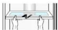 SAMSUNG SR-S2228D - Temperoitu lasihylly pakastinosassa - 1