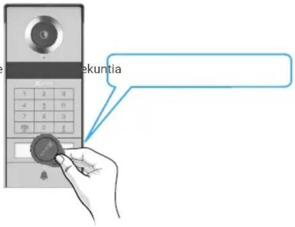 EZVIZ TP9 Pro - Lukituksen avaaminen RFID-tunnisteella - 2