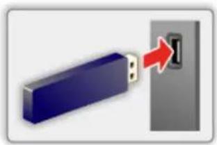 PANASONIC TX-65GZ960 - ■ USB-muistin asentaminen tai poistaminen - 1
