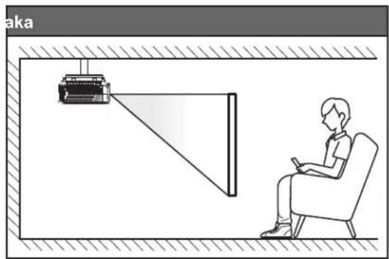OPTOMA UHZ5000 - Projektorin asennus - 3