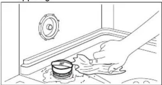 ELECTROLUX Y67EG500L - FÖRSTA ANVÄNDNING Fylla på saltbehållaren - 2
