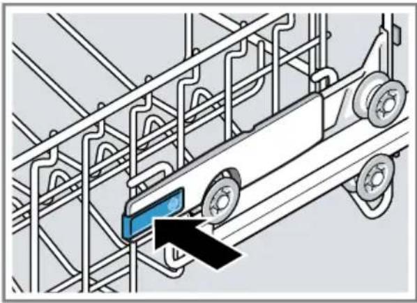 BOSCH SMU6ZCS10S - Yläkorin säätäminen sivuilla olevilla vivuilla - 1