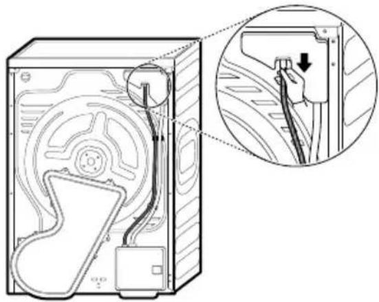 LG RHA1008NWKB - Valinnaisen poistoletkun asentaminen - 1