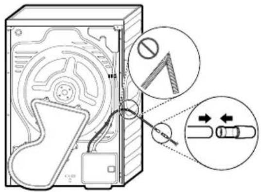 LG RHA1008NWKB - Valinnaisen poistoletkun asentaminen - 2