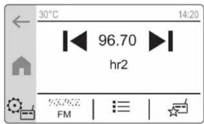 OPEL Vivaro (2025) - Radiotaajuuden Valitseminen - 2