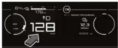 64°C 176m 130 + + Instant informations 128 12.3 2023 m