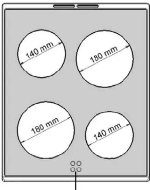 140 mm 180 mm 180 mm 140 mm