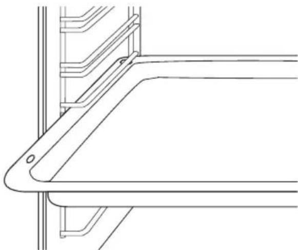ELECTROLUX EKD514501 - Uunipeltien ja ritilän asettaminen kannattimille - 1