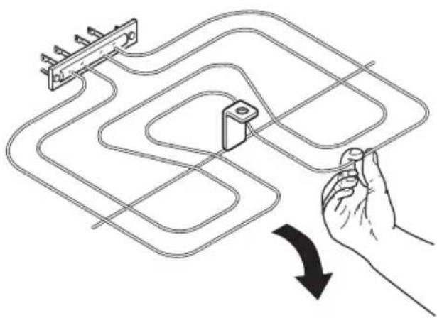 ELECTROLUX EKD514501 - Uunin katto - 2