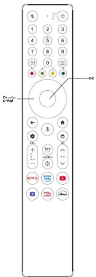 Circular D-Pad OK