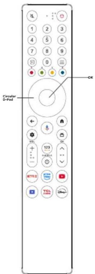 Circular D-Pad OK