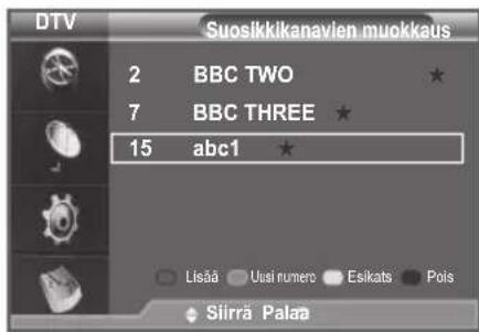 DTV Suoslkkikanavien muokkaus 2 BBC TWO 7 BBC THREE 15 abc1 ★ Lisää Uusi numero Esikats Pois Siirrä Palaa