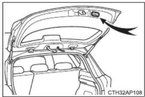 TOYOTA Auris (2016) - ■Kun suljet takaluukkua - 1