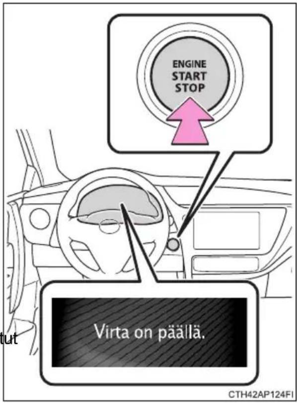 ENGINE START STOP Virta on päällä. CTH42AP124FI