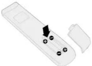 VIVITEK LK9810I - Installing Batteries - 2