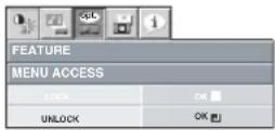 MITSUBISHI WD510U-G - To cancel the password function: - 1