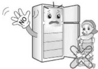 LG GL-B330QM - Because opening or closing the door of the refrigerator may cause injury to the person around it, be careful, please. - 1