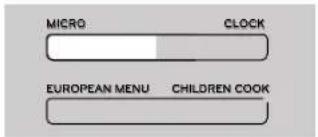 MICRO CLOCK EUROPEAN MENU CHILDREN COOK