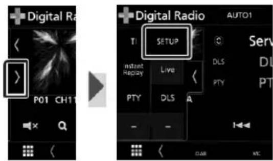 KENWOOD DNX9190SM - การตั้งค่าวิทยุระบบดิจิตอล - 1