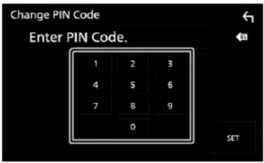 KENWOOD DNX9190SM - เปลี่ยนรหัส PIN - 1