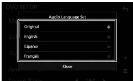 KENWOOD DNX9190SM - การตั้งค่าภาษา - 1