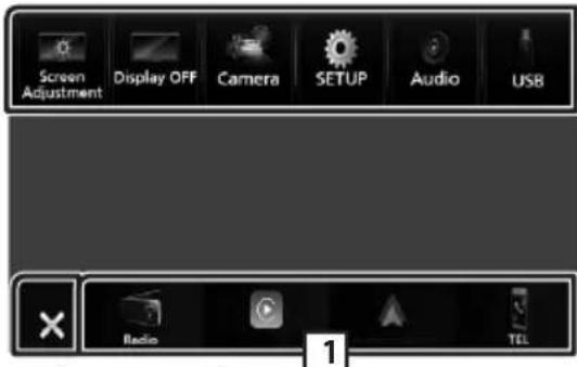 KENWOOD DNX9190SM - เมนูป์อปอัพ - 1