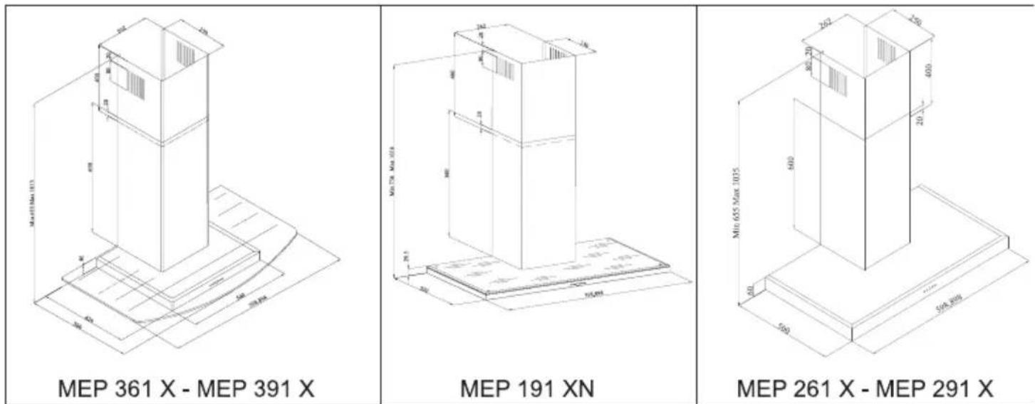 Meireles MEP 61 X - TECHNICAL DRAWINGS - 1
