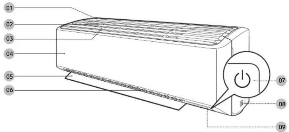 SAMSUNG AR24TSEYDWKXTV - תְרָה בְּרָה בְּרָה - 1
