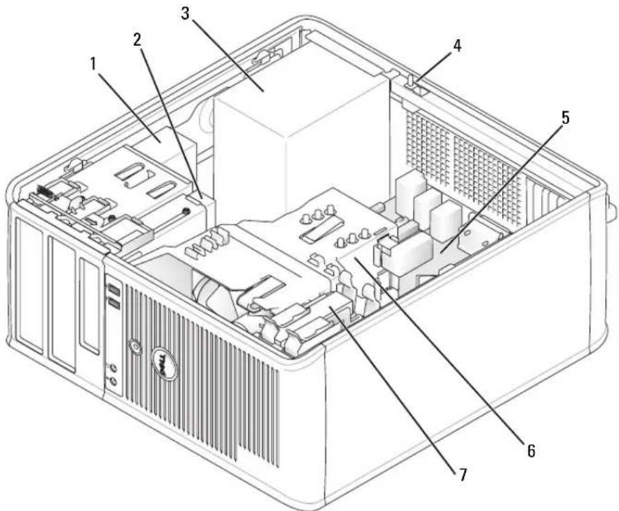 DELL OptiPlex 745c - Wnetrze komputera - 1
