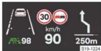 98 30 km/h 90 250m S19-1224