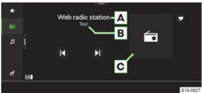 Web radio station Text A B C S19-0827