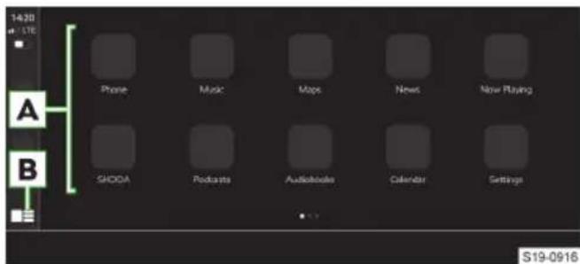 1420 at 15TE A B Phone Music Maps News New Playing SHODA Podcasts Audio/bioles Calendar Settings S19-0916