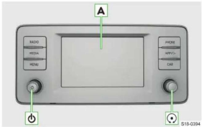 A RADIO MEDIA MENU PHONE APPYO- CAR S18-0394