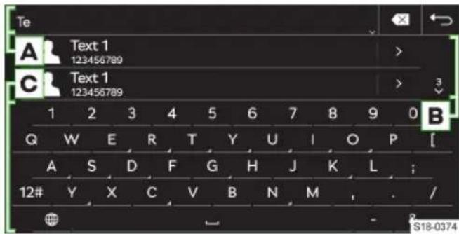 Te A Text 1 123456789 > C Text 1 123456789 > 1 2 3 4 5 6 7 8 9 0 B Q W E R T Y U I O P [ A S D F G H J K L ; 12# Y X C V B N M , . / S18-0374